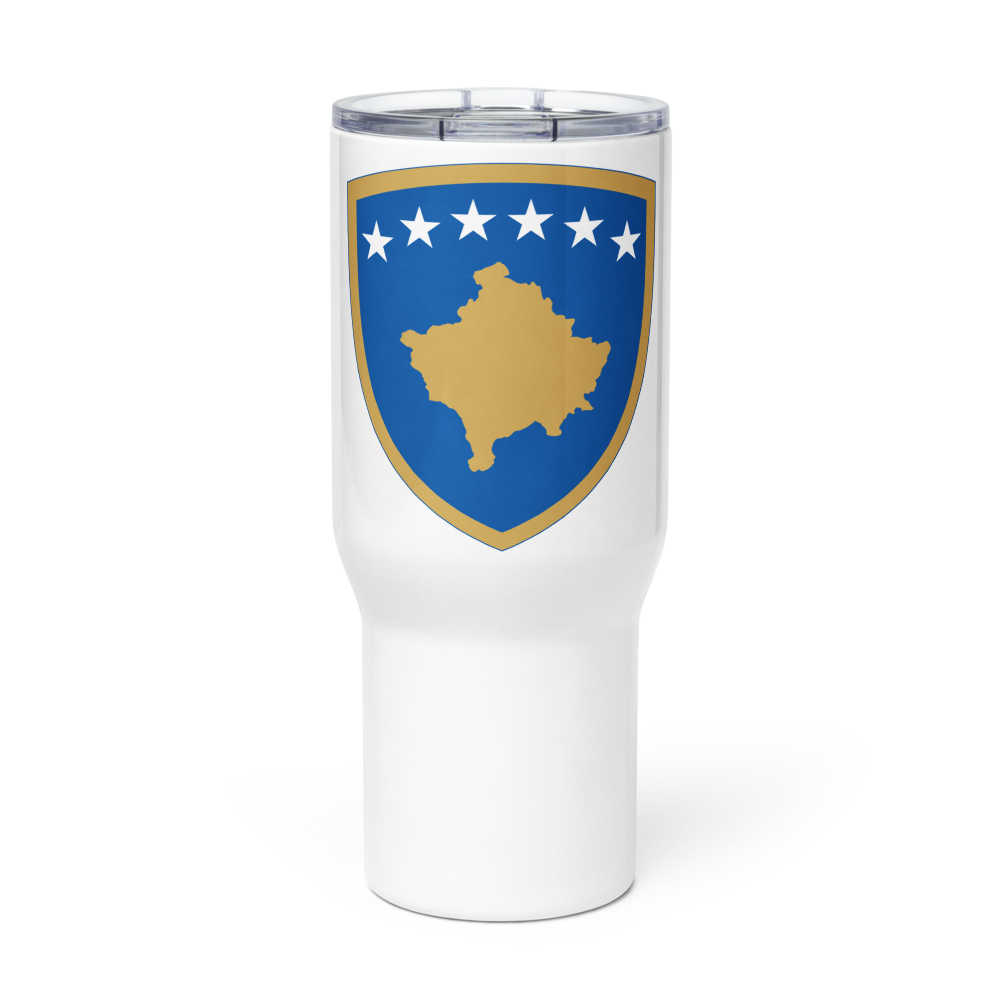 Kosovo Travel mug with a handle