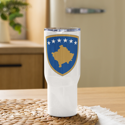 Kosovo Travel mug with a handle