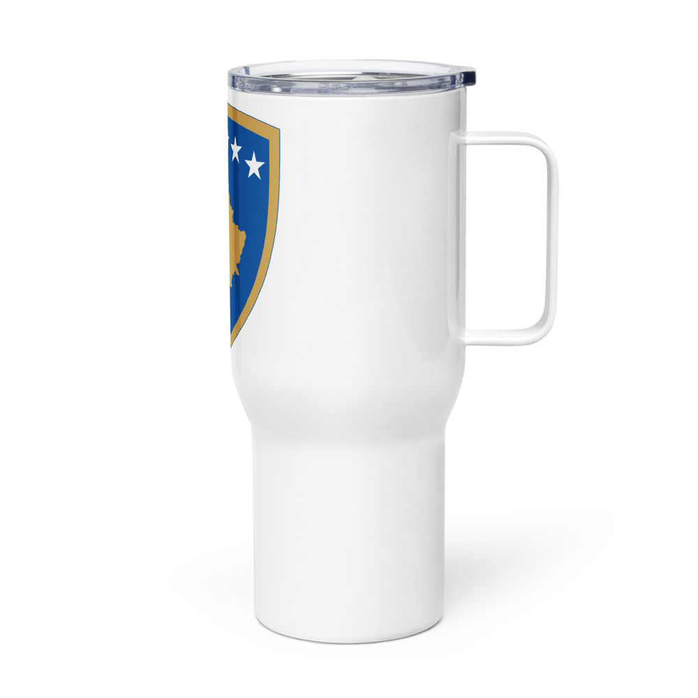 Kosovo Travel mug with a handle