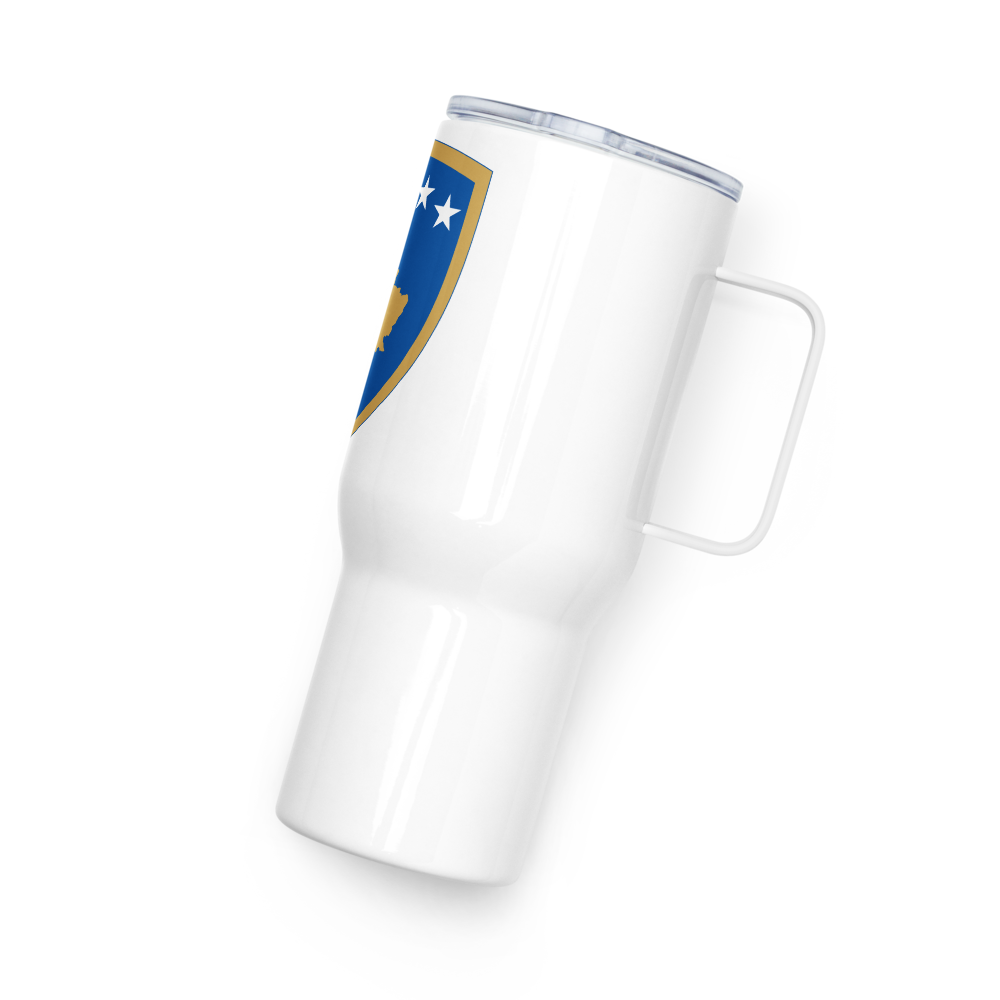 Kosovo Travel mug with a handle