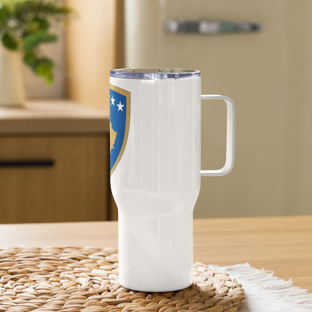 Kosovo Travel mug with a handle