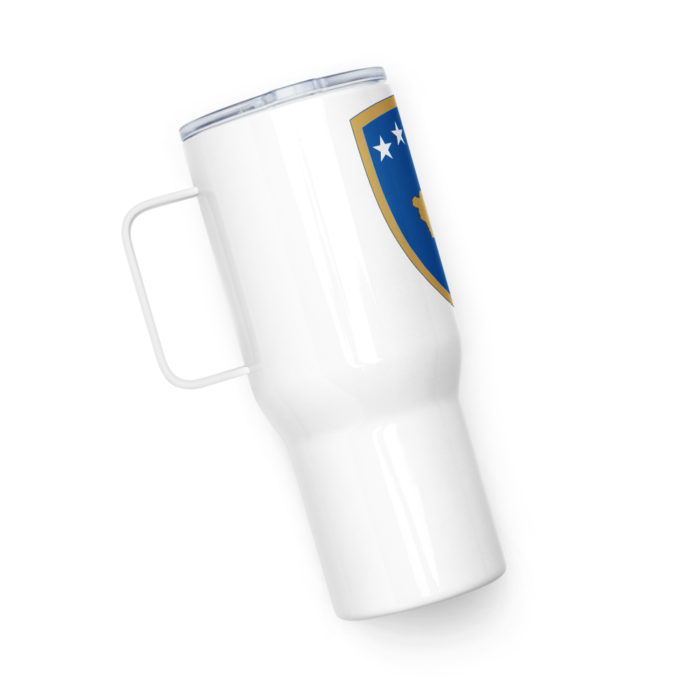 Kosovo Travel mug with a handle