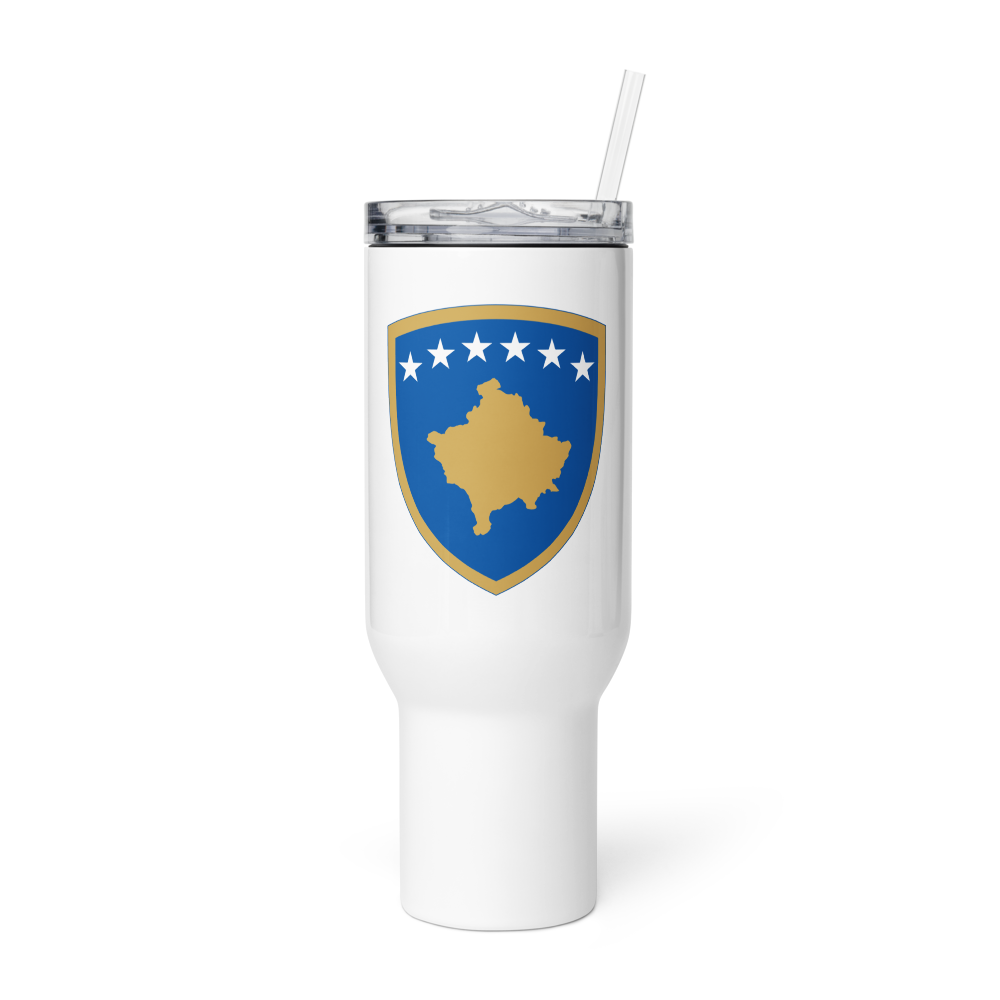 Kosovo Travel mug with a handle