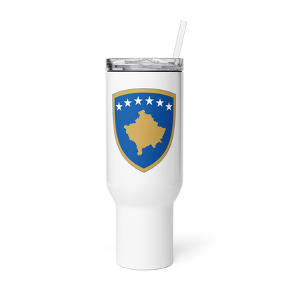 Kosovo Travel mug with a handle