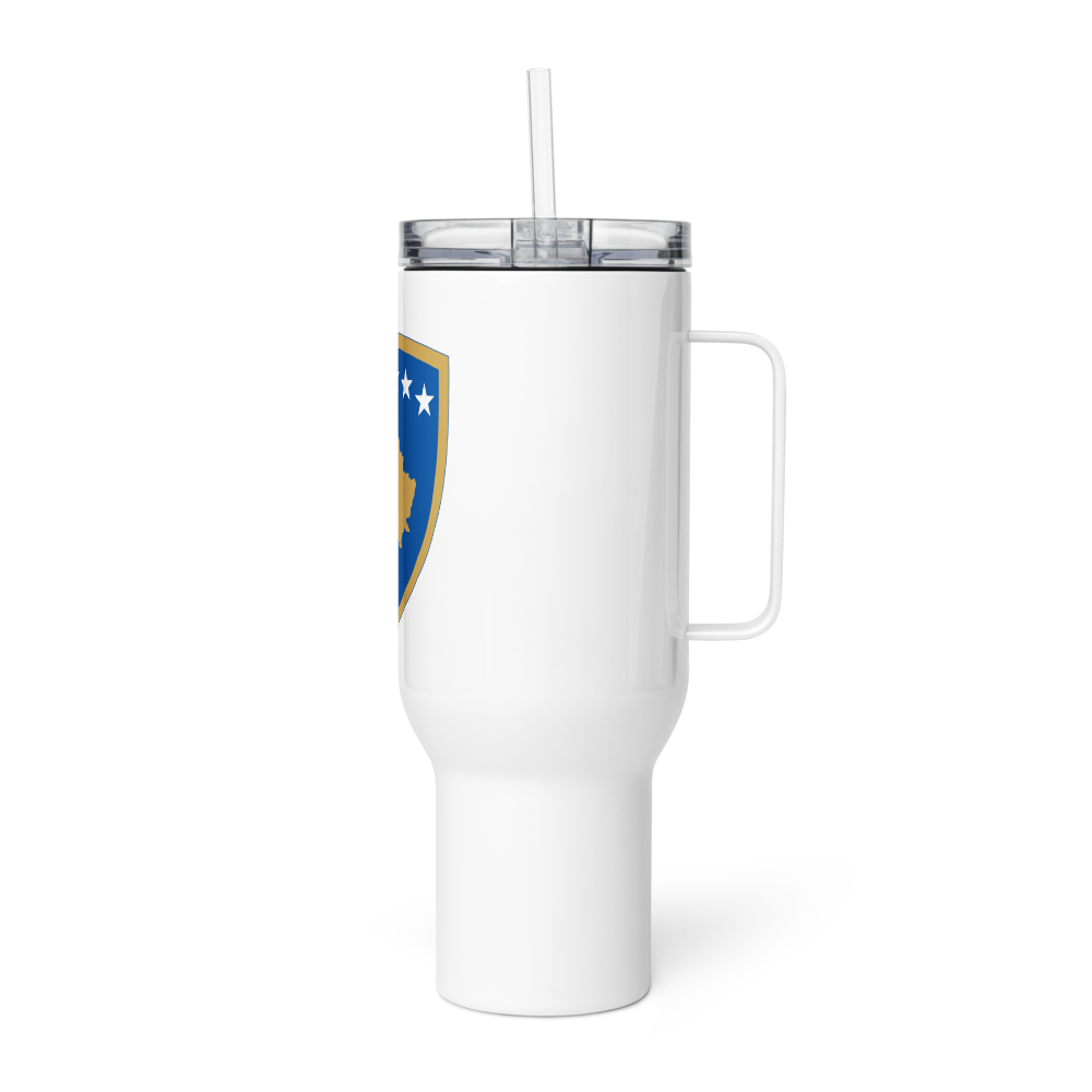 Kosovo Travel mug with a handle