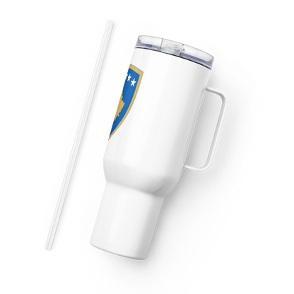 Kosovo Travel mug with a handle