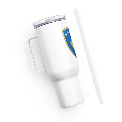 Kosovo Travel mug with a handle