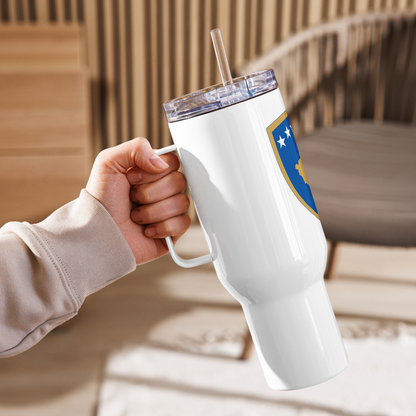 Kosovo Travel mug with a handle