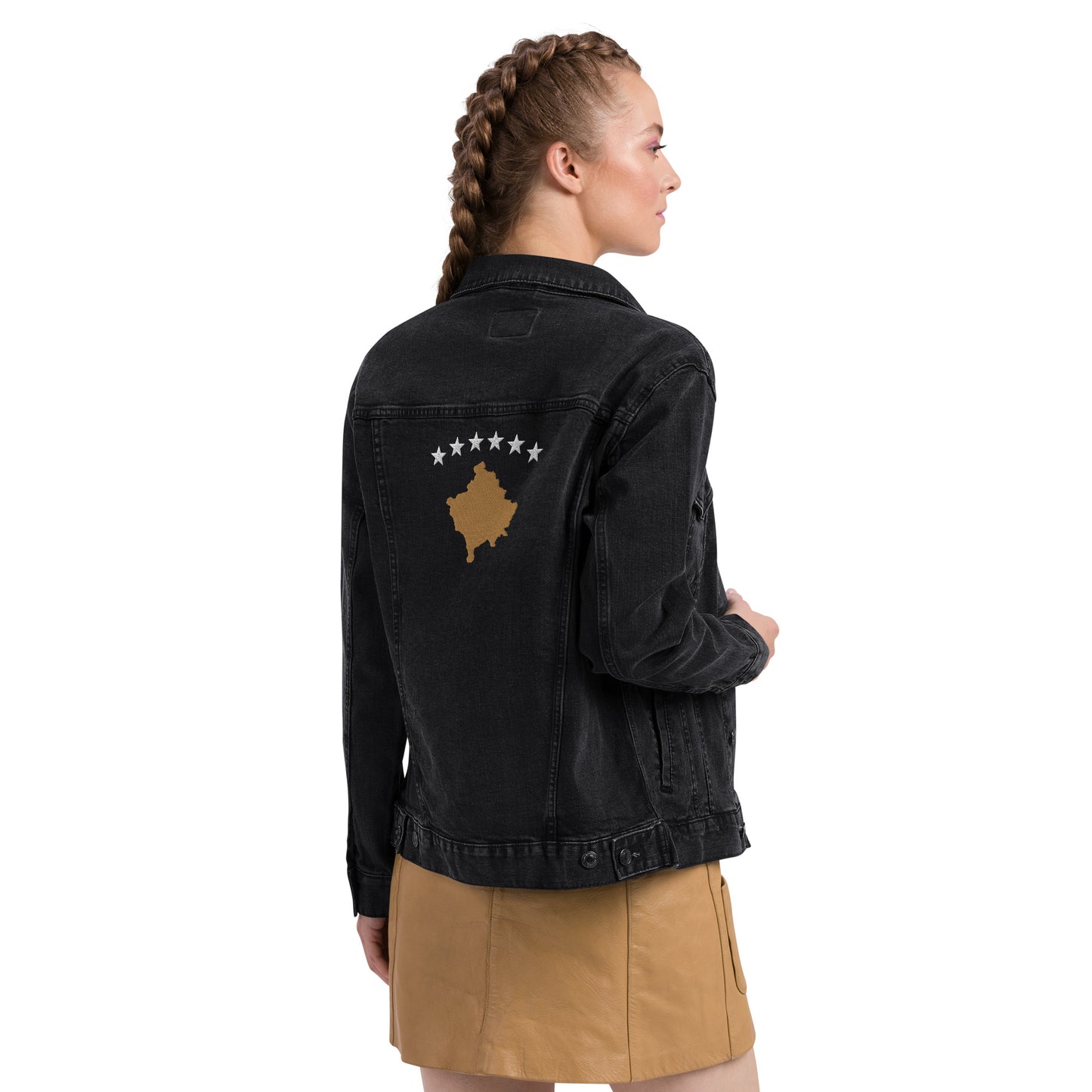 Kosovo Unisex denim jacket