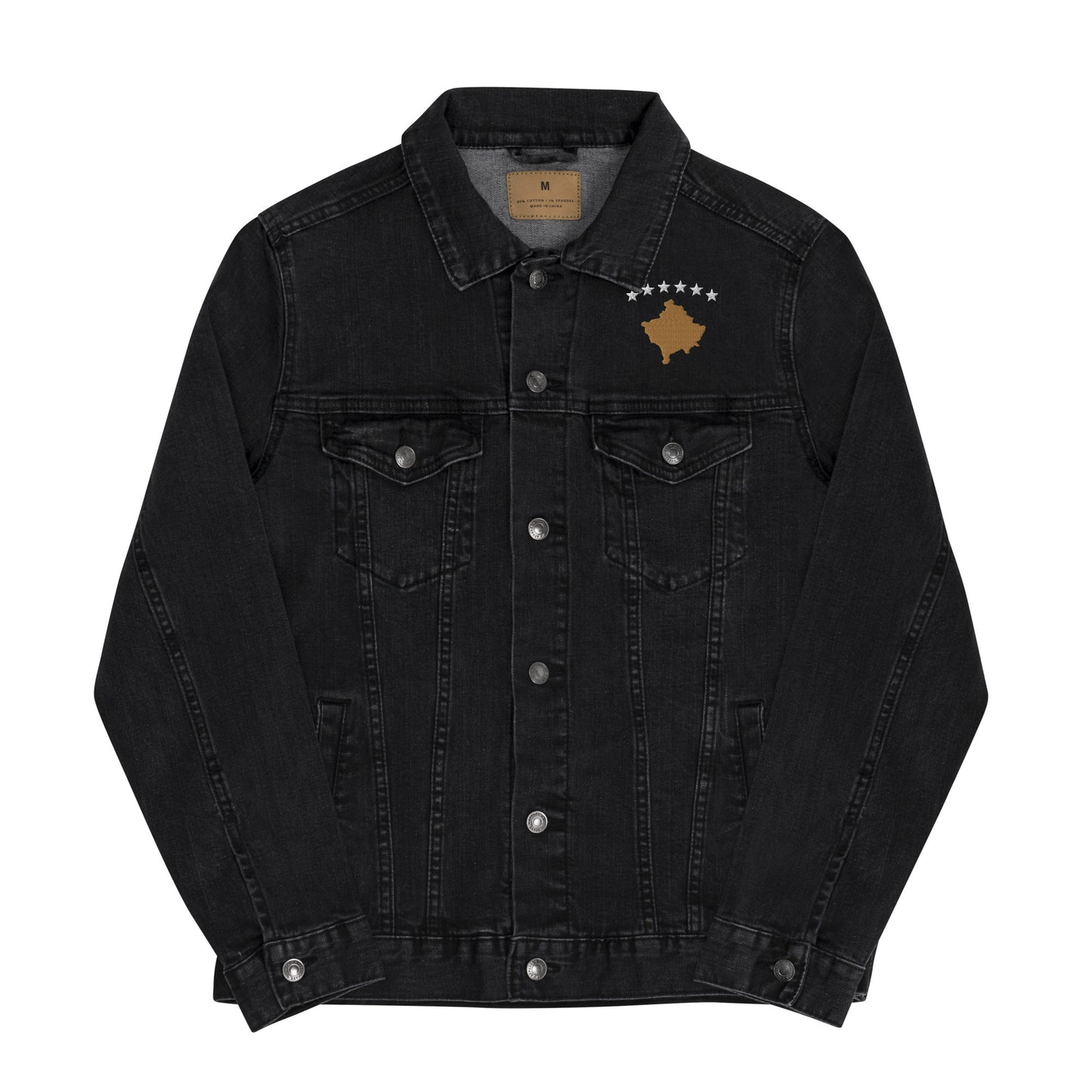 Kosovo Unisex denim jacket