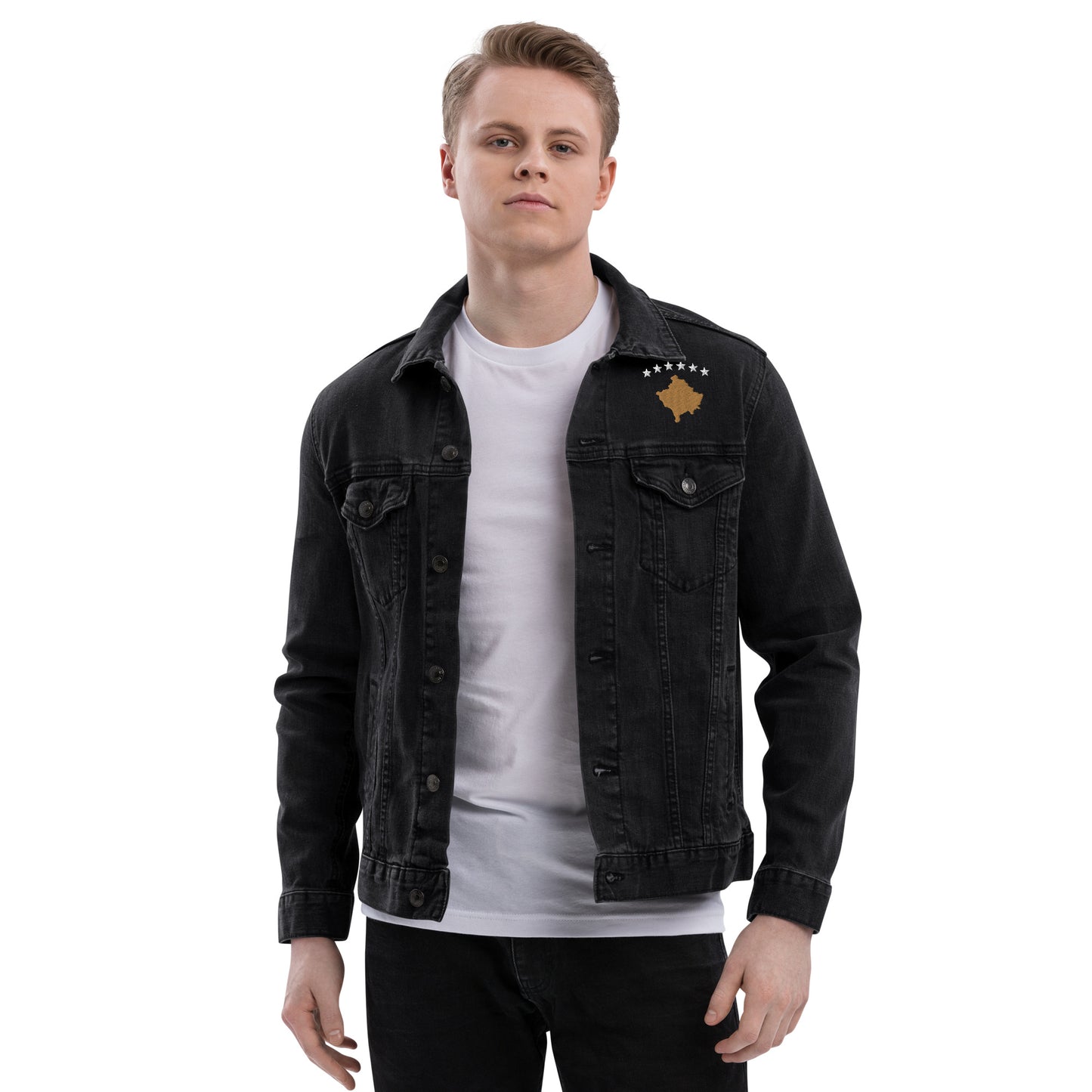 Kosovo Unisex denim jacket