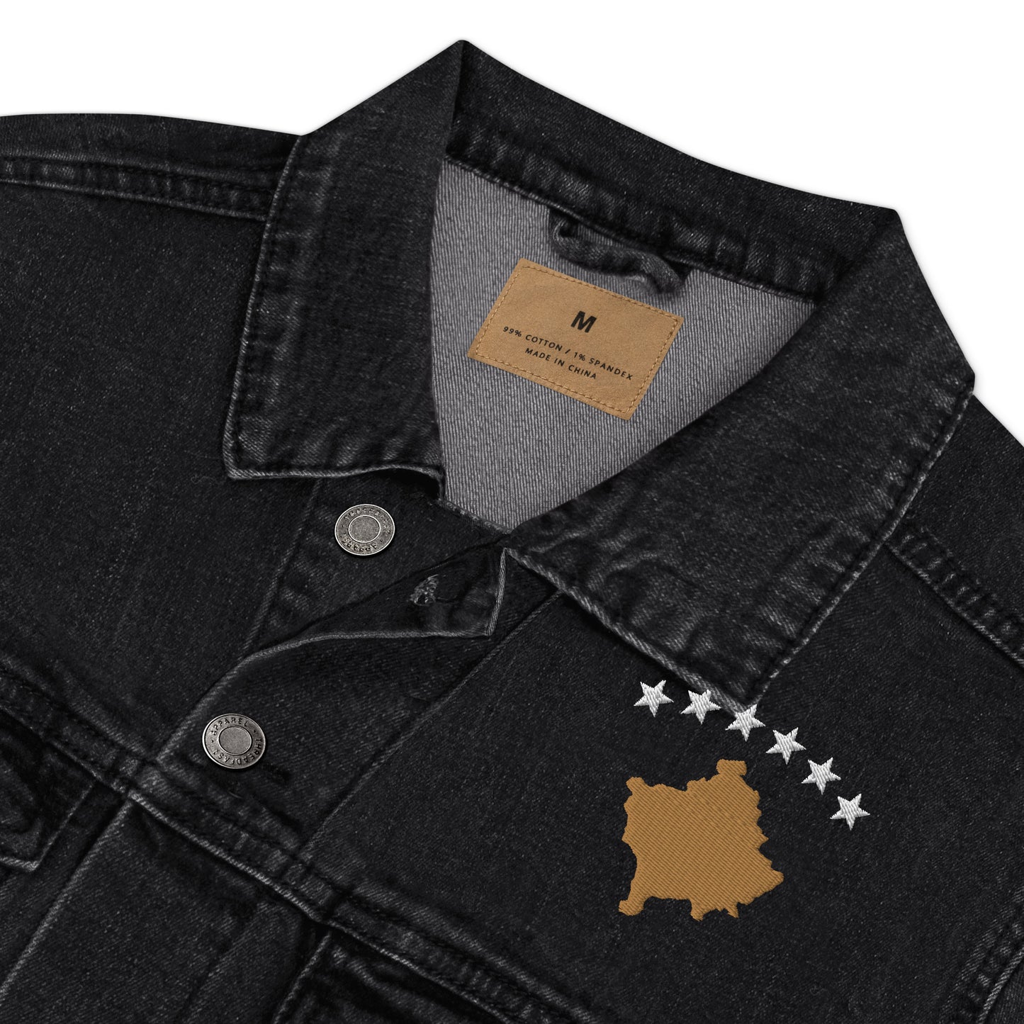 Kosovo Unisex denim jacket