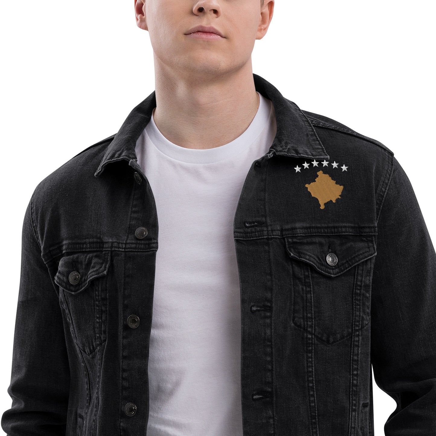 Kosovo Unisex denim jacket