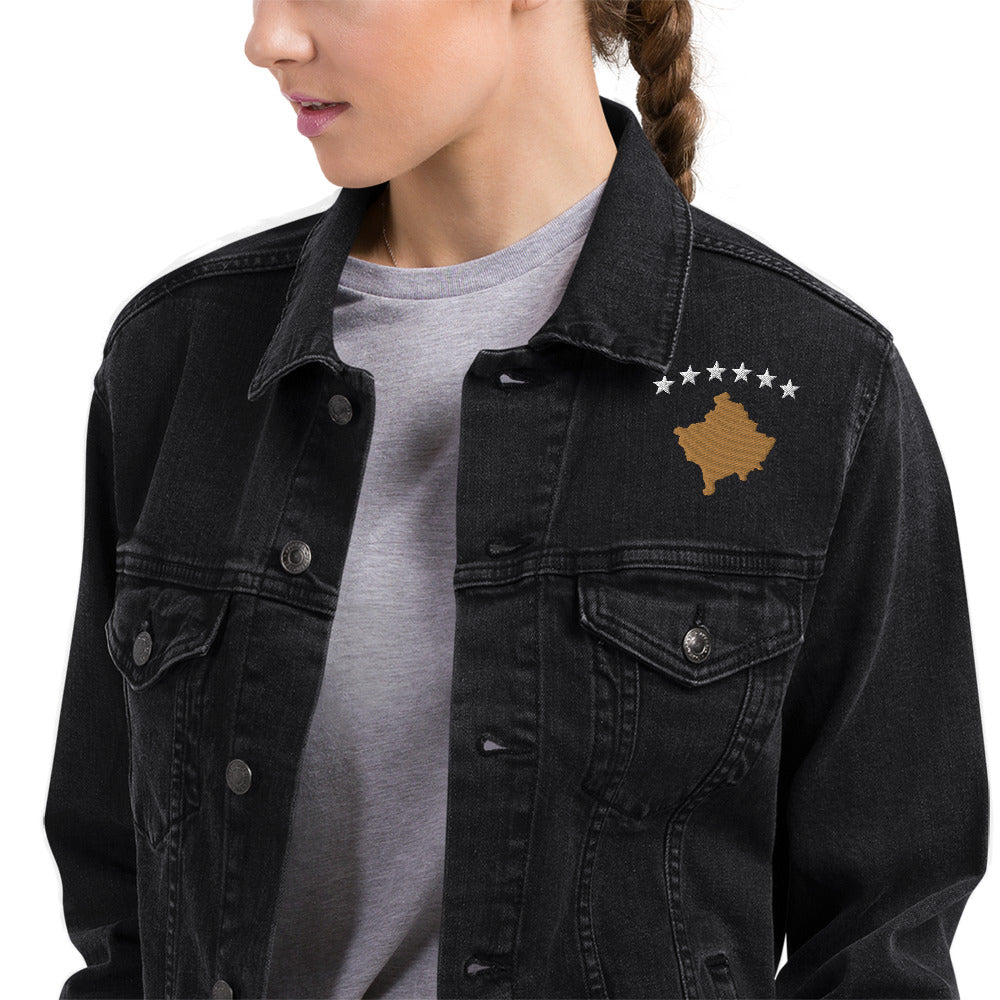 Kosovo Unisex denim jacket