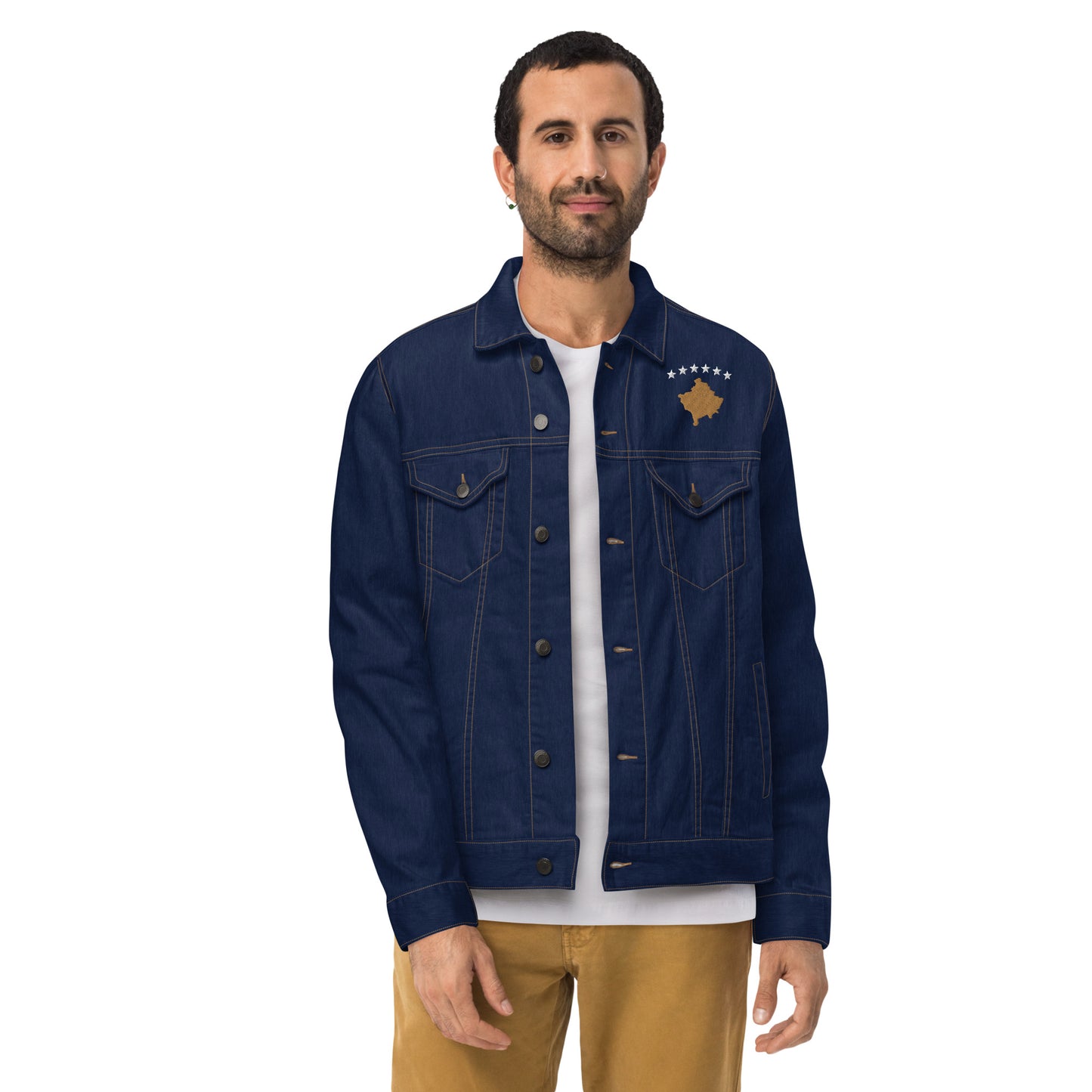 Kosovo Unisex denim jacket