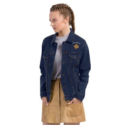 Kosovo Unisex denim jacket