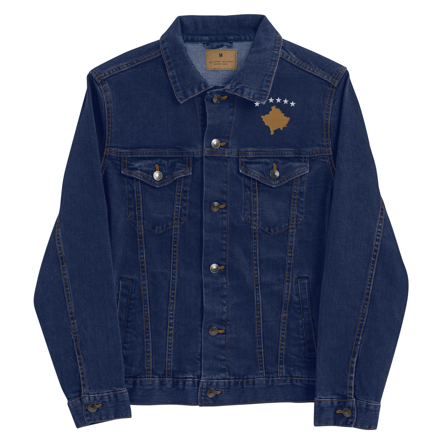 Kosovo Unisex denim jacket