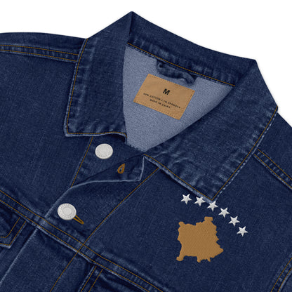 Kosovo Unisex denim jacket