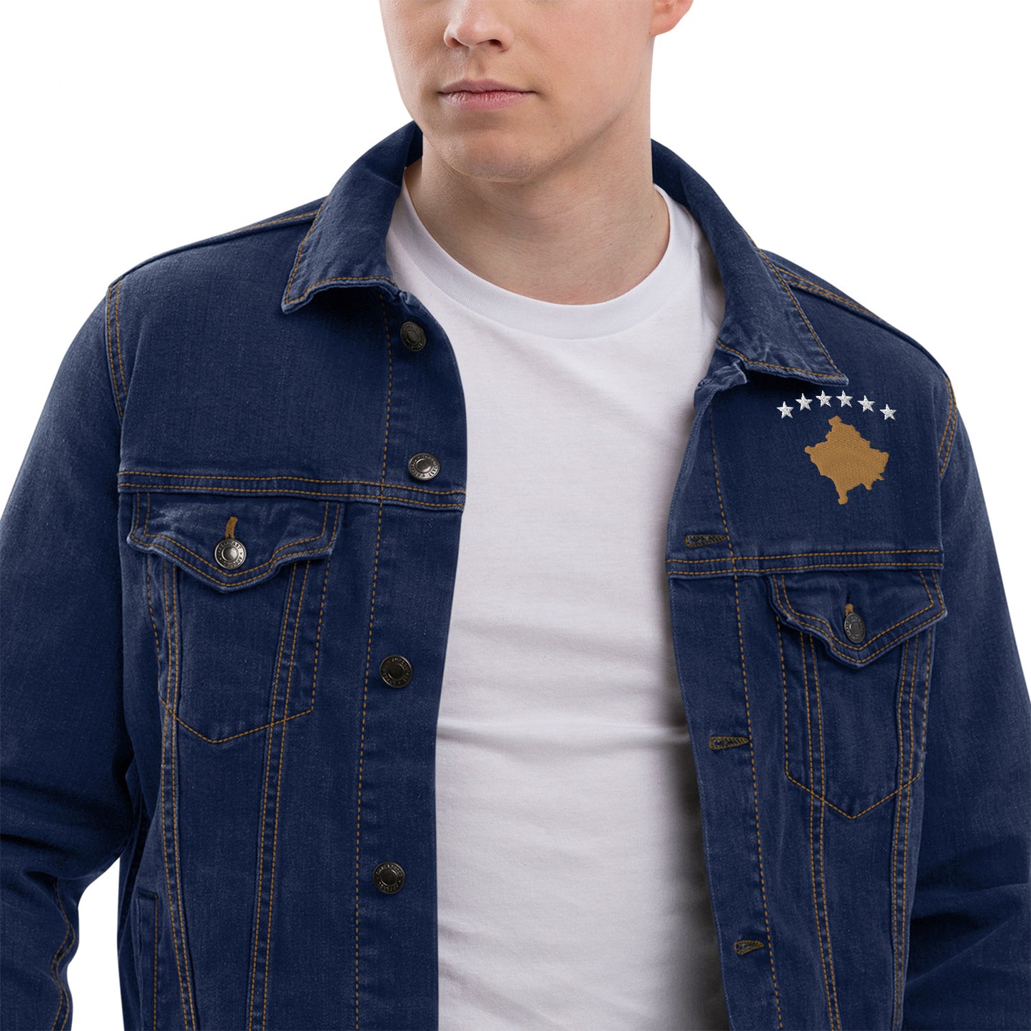 Kosovo Unisex denim jacket