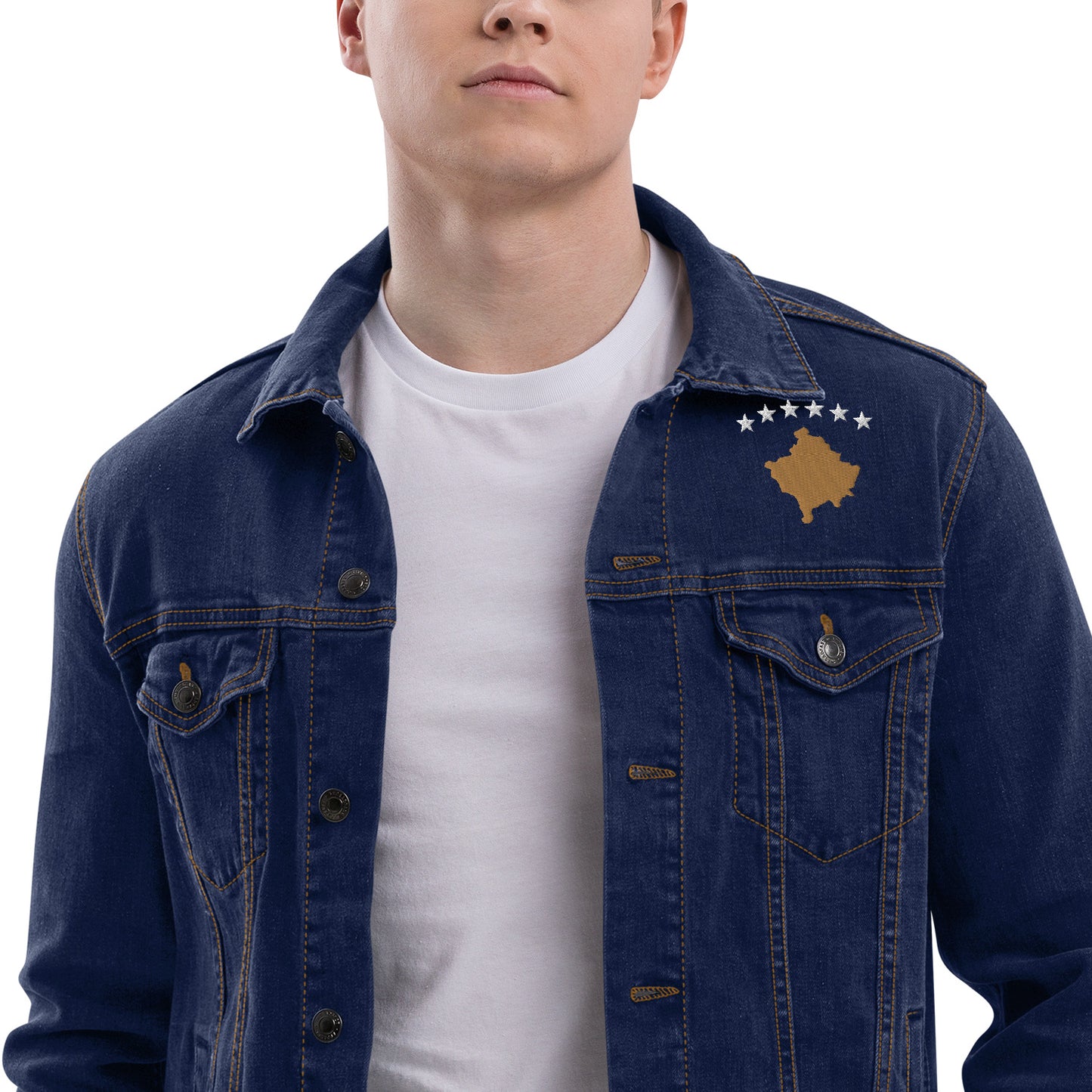 Kosovo Unisex denim jacket