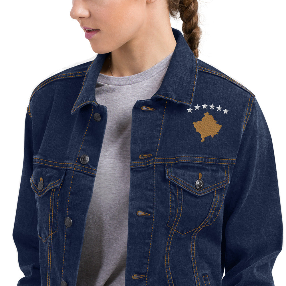 Kosovo Unisex denim jacket